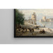 Reproductie van het schilderij Le Port de La Rochelle van Jean-Baptiste-Camille Corot