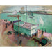 Reproductie van het schilderij Le Port du Havre - Raoul Dufy