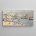 Reproductie van het schilderij Het Havengezicht van Le Havre door Claude Monet