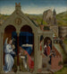 De Droom van de Paus Serge - Atelier van Rogier van der Weyden — weergave van het kunstwerk