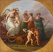 Het Triomf van Venus met de Drie Gratiën - Angelica Kauffmann — gepresenteerd in een interieur