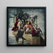 De Wijnverkoper - Jos Mara Sert — ingelijst kunstwerk aan de muur