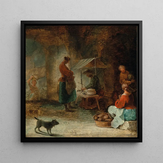 Le Vendeur de fromage - Januarius Zick