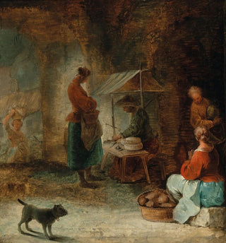 Le Vendeur de fromage - Januarius Zick