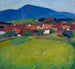 Het dorp Murnau - Alexej von Jawlensky — weergave van het kunstwerk