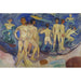 Reproduction of the painting The bath of young men - Edvard Munch
