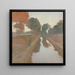 Het kanaal - Charles Marie Dulac — ingelijst kunstwerk aan de muur