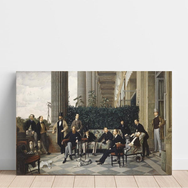 Le cercle de la rue Royale - James Tissot | Reproduction Tableau Décoration murale affiche copie