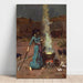 Reproductie van het schilderij De magische cirkel - John William Waterhouse