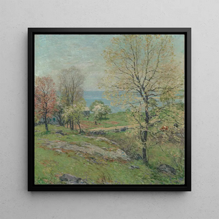 Le chêne en bourgeon - Willard Leroy Metcalf