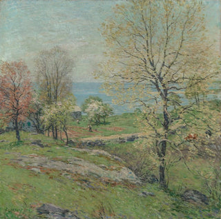 Le chêne en bourgeon - Willard Leroy Metcalf