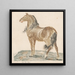 The neighing horse - Johann Teyler — framed artwork on a wall