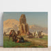 Reproductie van het schilderij De Colosse van Memnon - Jean-Léon Gérôme