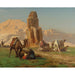 Reproductie van het schilderij De Colosse van Memnon - Jean-Léon Gérôme