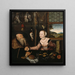The mismatched couple - Lucas Cranach the Elder — framed artwork on a wall