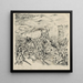 The Last Path of Robespierre - Konstantin Bauer — framed artwork on a wall