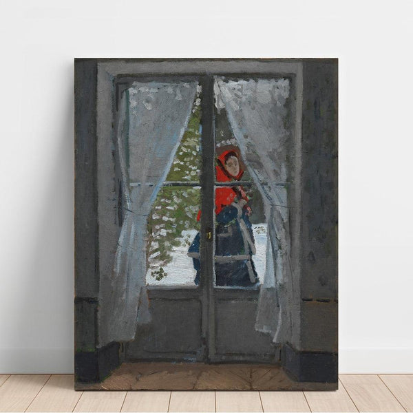 Reproductie van het schilderij Het rode sjaaltje - Claude Monet