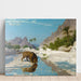 Reproductie van het schilderij De Golf van Aqaba - Jean-Léon Gérôme
