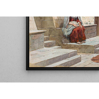 Le grand prêtre et Hannah - James Tissot | Reproduction Tableau Décoration murale affiche copie