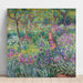 Reproductie van het schilderij De tuin van de kunstenaar in Giverny - Claude Monet