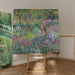 Reproductie van het schilderij De tuin van de kunstenaar in Giverny - Claude Monet