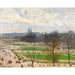 Reproductie van het schilderij Het Jardin des Tuileries op een wintermiddag - Camille Pissarro
