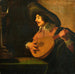 De luitspeler - Jan Van Bijlert — weergave van het kunstwerk