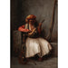 Reproduction of the painting The lute player - Jean-Léon Gérôme
