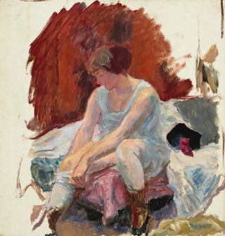 Le lever des bas - Pierre Bonnard