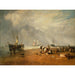 Reproductie van het schilderij De vismarkt op Hastings Beach - Joseph Mallord William Turner