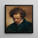 De schilder Eduard Bendemann - Friedrich von Amerling — ingelijst kunstwerk aan de muur
