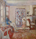 De schilder Ker-Xavier Roussel en zijn dochter - Édouard Vuillard — weergave van het kunstwerk