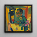 Zelfportret van de schilder - Ernst Ludwig Kirchner — ingelijst kunstwerk aan de muur