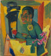 Zelfportret van de schilder - Ernst Ludwig Kirchner — weergave van het kunstwerk