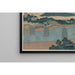 Reproduction of the painting of The Brocade Bridge in Suō Province - Katsushika Hokusai