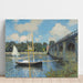 Reproductie van het schilderij Het bruggetje bij Argenteuil - Claude Monet