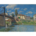 Reproductie van het schilderij De brug in Villeneuve-la-Garenne - Alfred Sisley