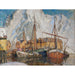 Reproductie van het schilderij Het haven van Svolvær, Lofoten - Anna Boberg