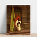 Reproduction of the painting The standing bearer, deploying the sacred flag - Jean-Léon Gérôme
