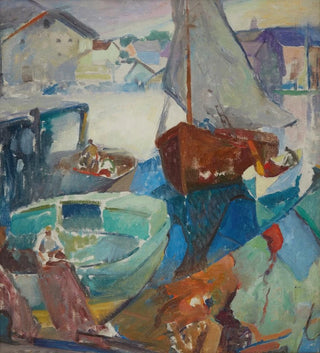 Le retour du bateau de pêche - Hugh Henry Breckenridge