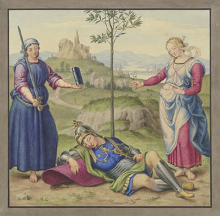 Le rêve des chevaliers - Johann David Passavant