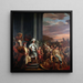 Het koninklijke schilderij Cyrus overhandigt de geroofde schat uit de tempel van Jeruzalem - Ferdinand Bol — wandpresentatie van het kunstwerk
