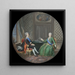 De koning Gustav III en Catharina II van Rusland in Fredrikshamn - Cornelius Hoeyer — ingelijst kunstwerk aan de muur
