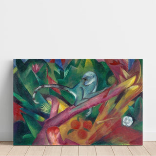 Le singe - Franz Marc | Reproduction Tableau Décoration murale affiche copie