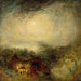 De avond van de zondvloed - Joseph Mallord William Turner — weergave van het kunstwerk