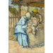 Reproductie van het schilderij De schaapherder (naar Millet) - Vincent van Gogh