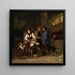 Le veau vendu - Hermann Plathner — ingelijst kunstwerk aan de muur