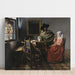 Reproductie van het schilderij Het wijnglas - Johannes Vermeer