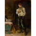 Reproductie van het schilderij De weduwnaar - Max Liebermann