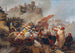 Aanval van de Turken op de Lœwelbastei - Leander Russ — weergave van het kunstwerk
